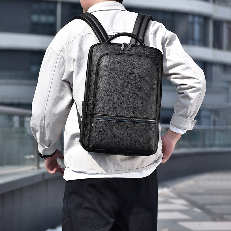 Sac à dos en cuir PU pour homm - Leather Work Bag Mens avis et prix