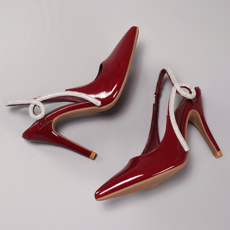 Sandales à talons en cuir vern - Leather Work Heels avis et prix