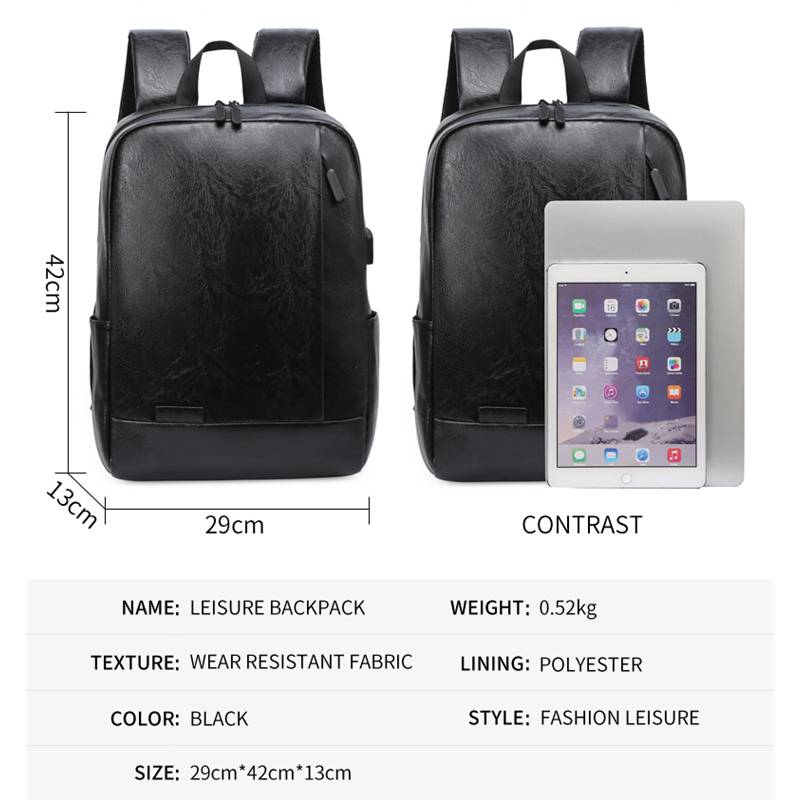 Hommes à la mode sac à dos en  - Leather Work Bag Mens avis et prix
